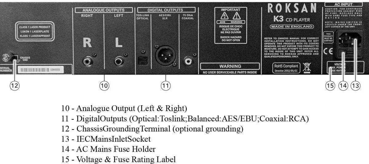 Roksan K3 CD DI Gris clair Lecteurs CD – Image 2