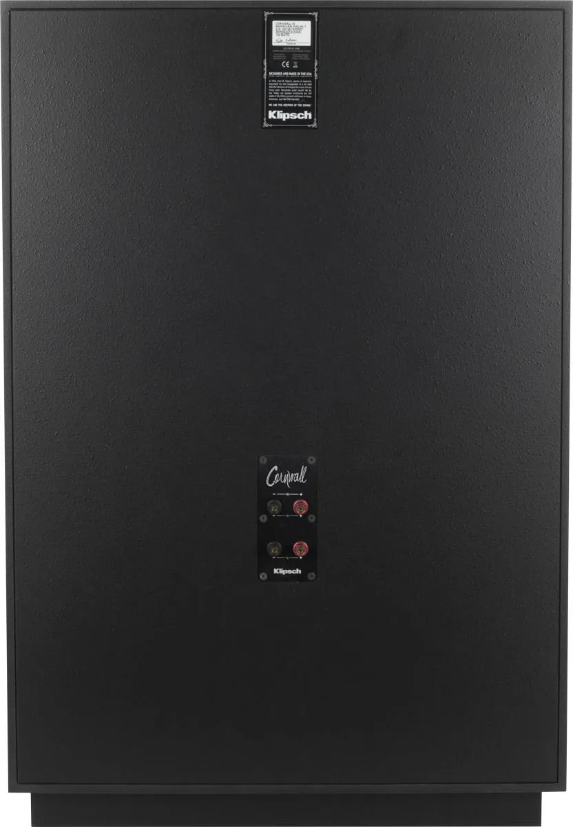 Klipsch Cornwall IV Noir (la paire) – Image 4