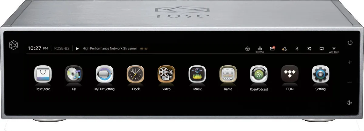 Rose RS150B Silver Lecteurs réseau audio