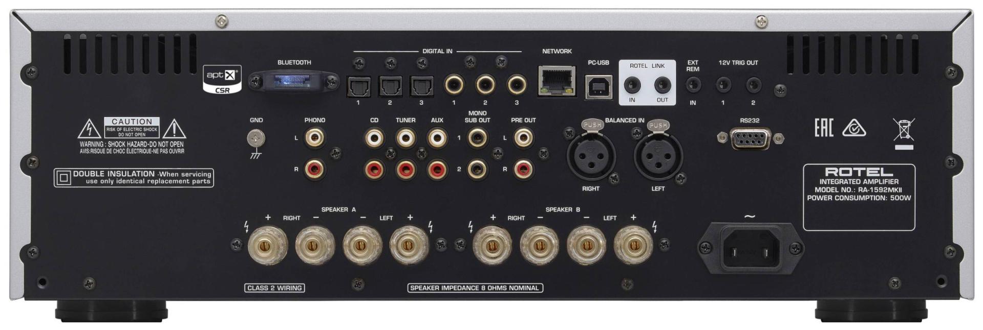 Rotel RA-1592 MKII Noir – Image 2